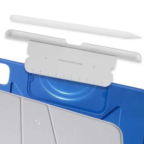MOFT Pencil Holder for Apple Pencil Pro Apple Pencil 2nd Generation Compatible with Magic Keyboard MOFT Dynamic Folio & Float Folio for iPad White