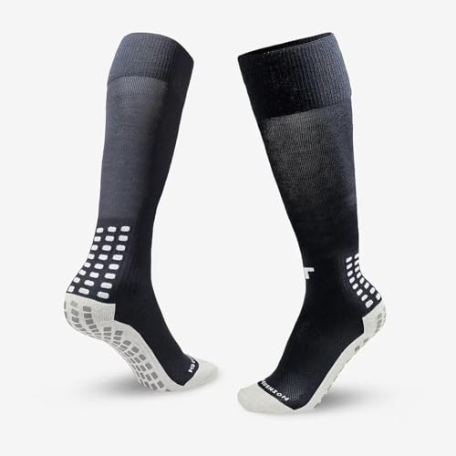 3.0 Cushioned Grip Socks, Made in the USA, Non-Slip Full Length Socks for Unisex with Grip for Football & Soccer