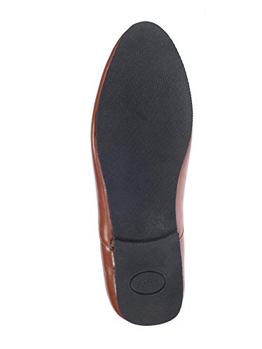 Image of Lazard from Khadims Mens Brown Faux Leather Ethnic Shoe -7