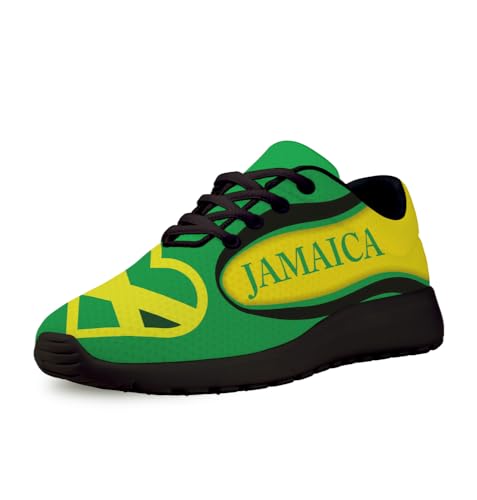 Jamaica Flag Shoes for Women Men Trail Running Casual Fashion Sneakers Slip-on Tennis Shoes