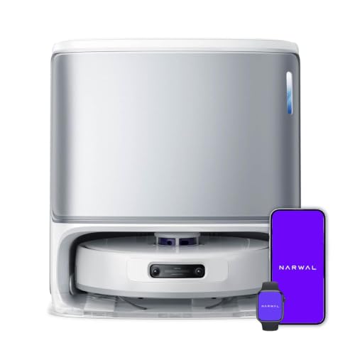 Image of NARWAL Freo Z Ultra Robot Vacuum & Mop, 12000Pa Suction, Dual RGB Cameras, AI Avoidance, Adaptive Hot-Water Self Wash, Self-Emptying, Pet Hair, Quiet, Google Home, Alexa, Siri Compatible