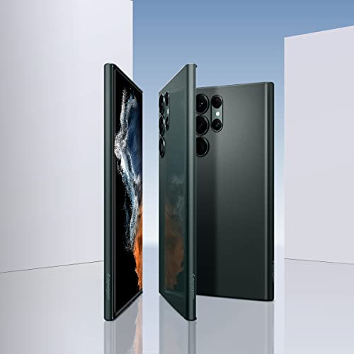 Image of Spigen Air Skin Designed for Galaxy S22 Ultra Case - Abyss Green