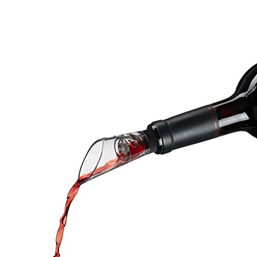 Aireador de vino acrílico True para suavizar el sabor al instante 7