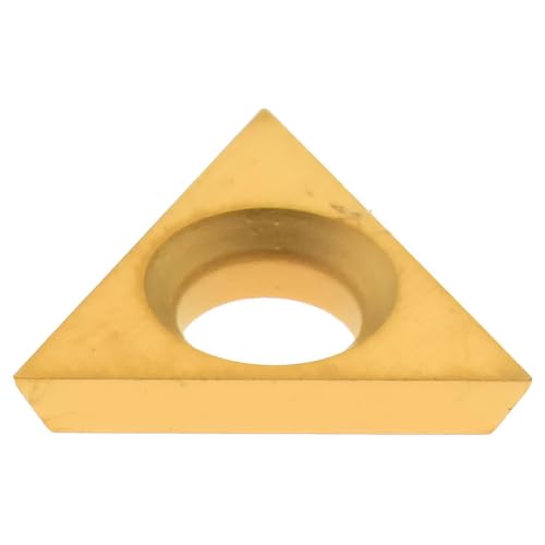 Hertel Carbide Boring Insert, TDHB1.280.75.0.1 HC620B, TiN/TiC/TiCN/TiN Coated, 60° Triangle, 0.002" Corner Radius, 5/32" Inscribed Circle, 3/64" Thick