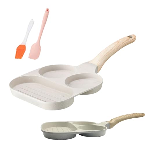 Dubbulon Sartén Para Huevos,Sartén Antiadherente Para Freír Huevos | Para Desayunos Y Parrillas De Cocción Por Inducción Para Cocina Casera Restaurantes Y Camping