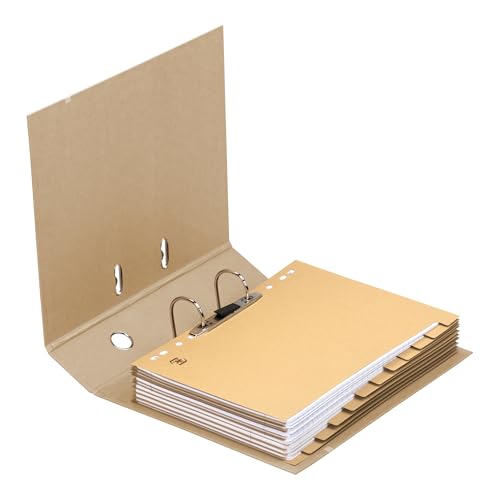 Oxford Ordner A4, gut für die Umwelt, in beige, 10 Stück, 400141471