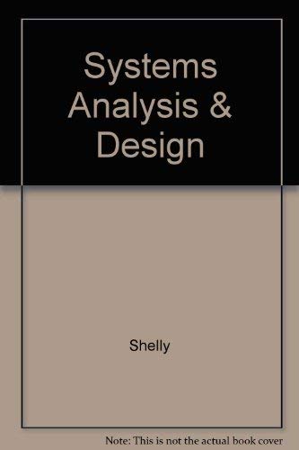 Systems Analysis and Design 0878352570 Book Cover