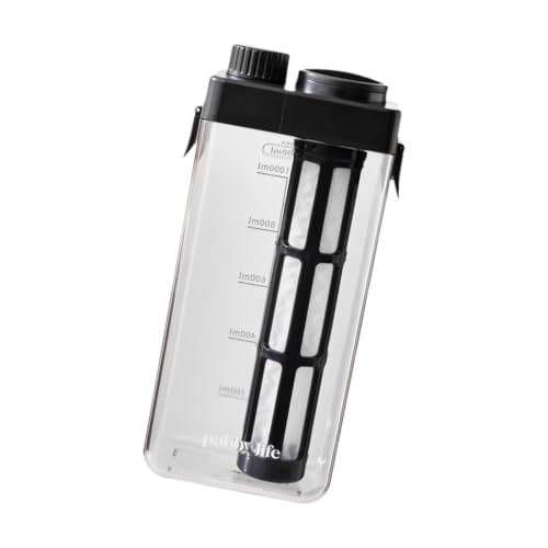 Image of Cold Brew Coffee Maker Multipurpose Fridge Jug for Home Lemon Water Iced Tea Black 1100ml