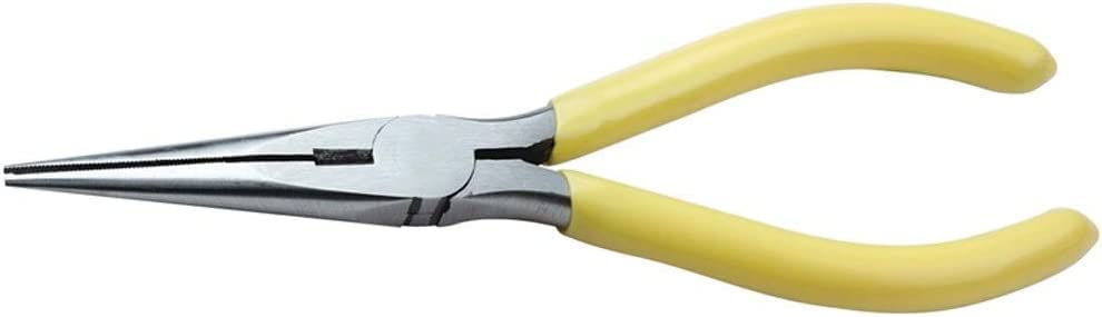 Pinze a becco lungo, pinze a becco lungo, sottili seghettate a becco lungo micro filo di precisione loop catena fine pinza naso professionale strumento per la realizzazione di gioielli perline hobby