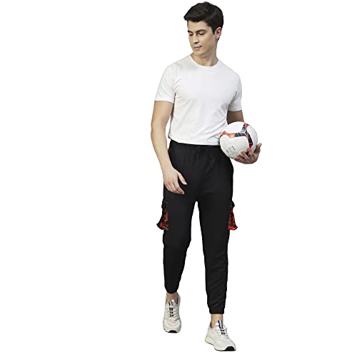 Image of Rigo Printed Cotton Jogger Pants for Men | Regular Fit Track Pant for Men | Jogger Track Pant for Men | Lower for Men Idol for Gym, Yoga, Sports, Running