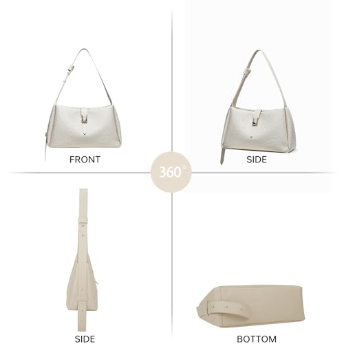 LA FESTIN Leather Purse Shoulder Bag for Women Large Capacity Crossbody Hobo Designer Tote with Adjustable Strap4