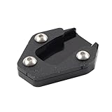 Excellent matériau : la plaque de support de béquille est fabriquée en alliage d'aluminium 6063, qui présente une forte résistance à l'usure et des propriétés esthétiques.