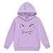 Girls 2 Piece Outfits Hoodie Sweatsuit Sets Oversized Sweatshirt and Baggy Fall Fashion Sweatpant with Pockets 3-6 4th Blue