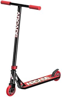 ARCADE Rogue BMX Pro Scooter - Skatepark Scooter for Tricks - Scooter Pro Trick Scooters - Beginner Stunt Scooters for Kids & Pre Teens Ages 7 Years & Up - Boys & Girls Colors Monopatin (Red/Black)
