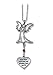 Cathedral Art KT230 Never Drive Faster Angel Ball Chain Car Charm