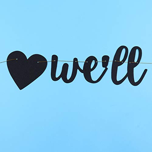 Amosfun 3 pçs Bandeira de festa de despedida de solteiro Good Miss You Banner Garland Farewell Forma