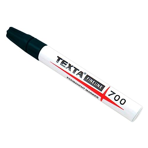 CANETA MARCADORA TEXTA 700 PONTA GROSSA 1.5MM 1UN COR: PRETO