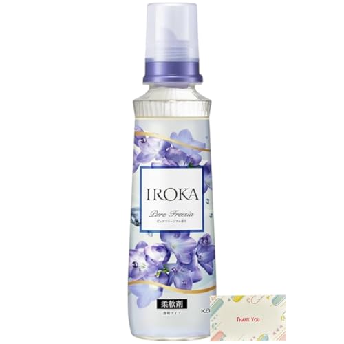 イロカ フレアフレグランス ピュアフリージア 柔軟剤 本体 540ml + Kunutonnオリジナルロゴ入りおまけ付