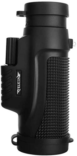 Schwarzes wasserdichtes Monokular 10X32 Teleskop 10x10-1000 Meter Effektives BAK4 Prisma für Landung im Freien oder Sichtkontakt Teleskop Zubehör