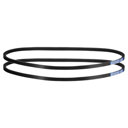 Image of AX40 Belt, Raw Edge Cogged Industrial Rubber EPDM V-Belt, Pack of 2