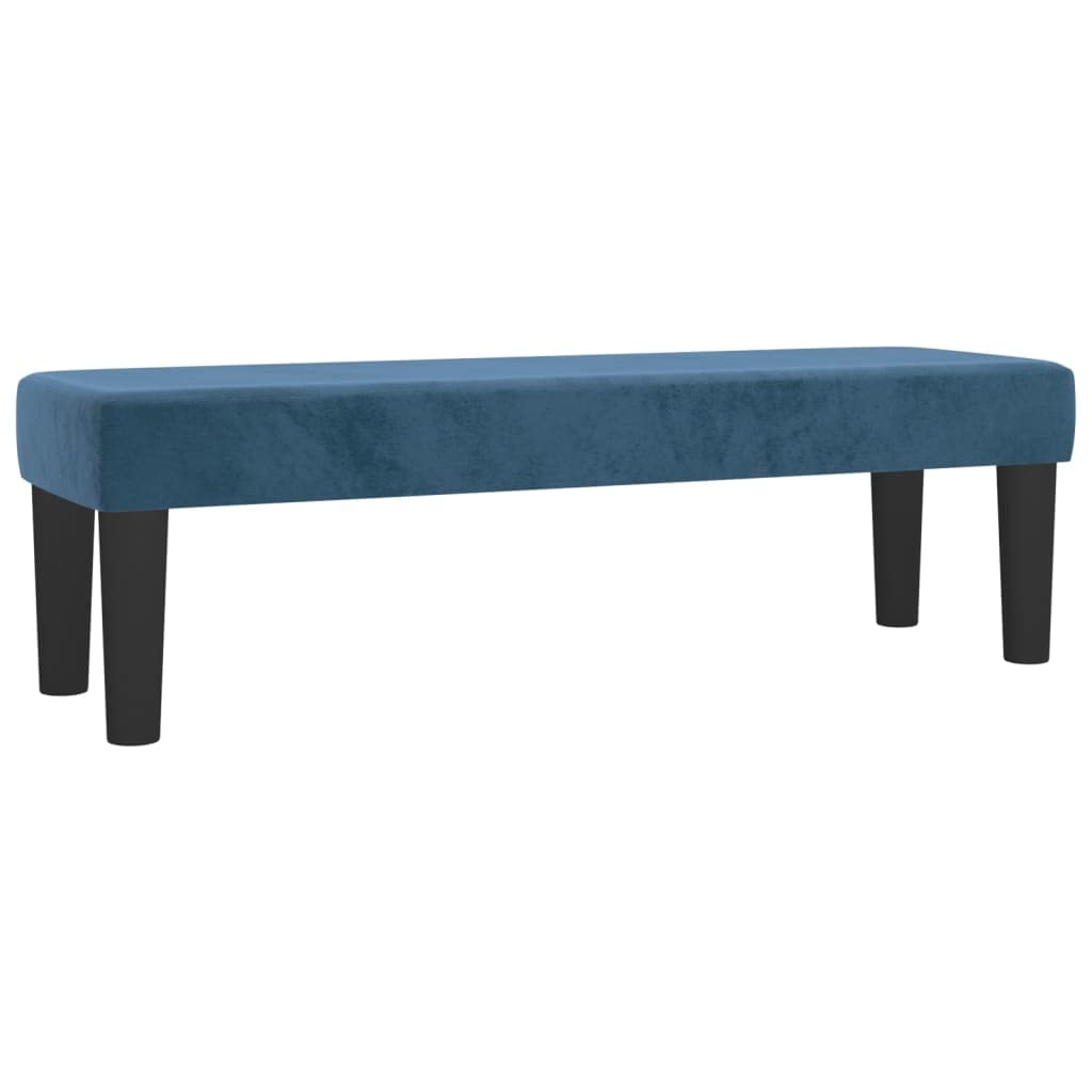 vidaXL Giroletto a Molle con Materasso Blu Scuro 180x200 cm in Velluto