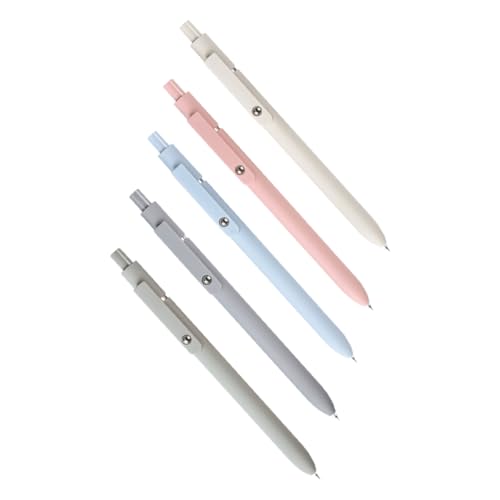 KALLORY Bolígrafos gel 0.5mm pack 5 unidades
