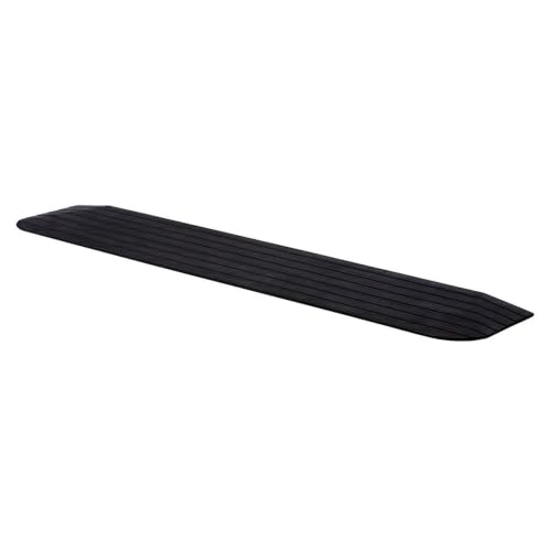 Silver Spring Solid Rubber Threshold Ramp, 1,500 lb Capacity, 1/2 in Rise