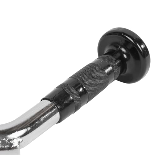 Puxador em V Lion Reforçado em Aço Maciço 1040 Cromado c/Pegada Emborrachada Recartilhada Antiderrap