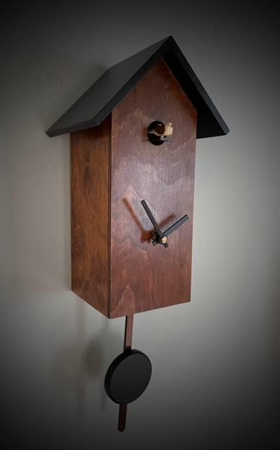 Miniatura 2 de Engstler Reloj de cuco moderno de cuarzo con llamada de cuco