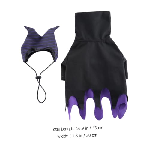 Disfraz de Bruja para Perro Halloween Talla M miniatura 2