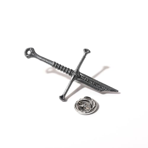 Image of 2PC Narsil Broken Sword pins - The Mysterious Sword of Middle-earth - Pins for Women Men Friends