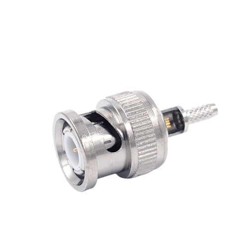 Conector macho BNC para reparar cables RG174 y RG316 sin perder potencia de señal 3