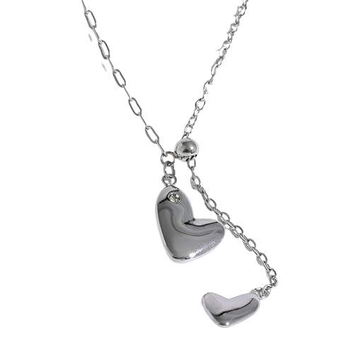 Collier cœur en argent 925 doré à l'or fin pour femme, un bijou romantique et durable