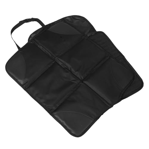 Funda para asiento de coche protectora contra arañazos Toddmomy de cuero negro