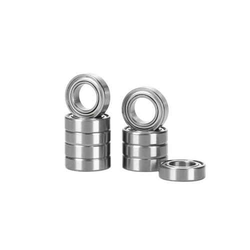 JINWXYNG ZZ Ball bearing mR148 8x14x4mm (50 per pack), silver