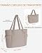 Imagen de Bolso Tote Mujer Acolchado 2 Piezas