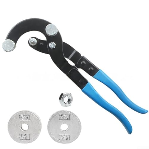 Pince à cintrer pour tubes de 3/16 à 3/8 avec poignée en caoutchouc pour plus de confort et de pliage efficace de divers matériaux (bleu)