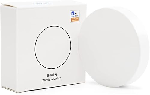 QIACHIP Zigbee Botón de control remoto inalámbrico, compatible con enlace de escena, requiere QIACHIP ZigBee Bridge Hub