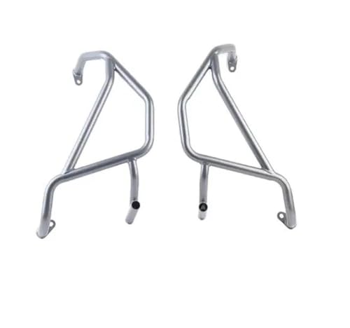 Pare-chocs moto 450MT 2024 protection moteur supérieure en acier argent
