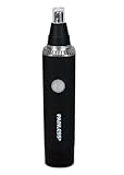 Ginity LED Display Ear and Nose Hair Trimmer Clipper for Men Women,2025 Rechargeable 2 in 1 Professional Painless Eyebrow & Facial Hair Trimmer with Powerful Motor and Dual-Edge Blades (Multicolor)