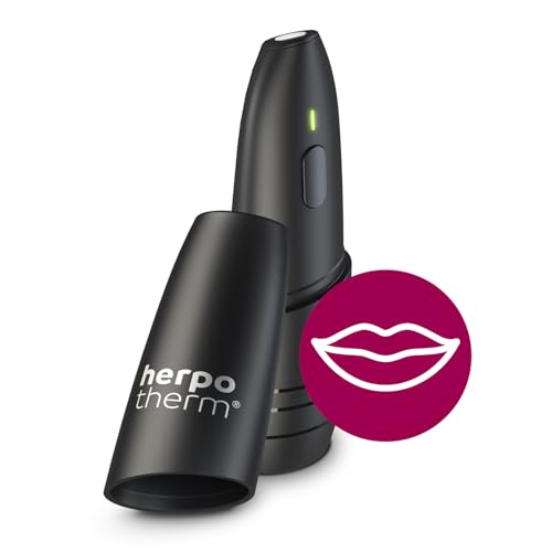 herpotherm neo bei Lippenherpes, wirkt mit konzentrierter Wärme, der original Herpesstift, schnelle Hilfe auf Knopfdruck, bis zu 200 Anwendungen mit einem Set Batterien möglich