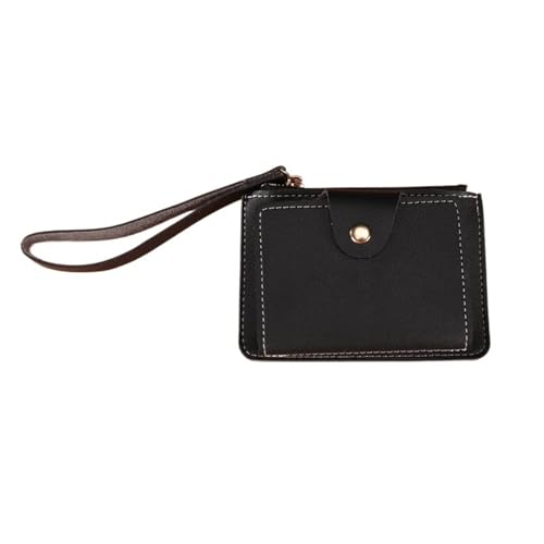 Wallet High-end Mini Coin Purse Multi-layer Stylish And Simple(Black)