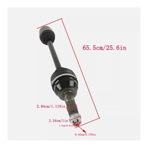 Arbre de transmission arrière 1334175 pour quad XP 900