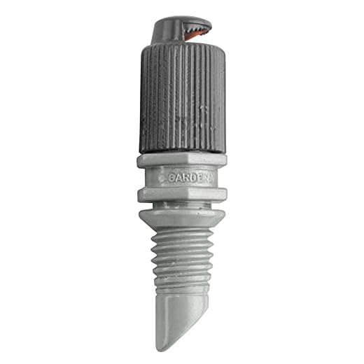 GARDENA Micro-Drip-System sprutmunstycke 180°: Sprutmunstycke 180°, reglerbar bevattning, heltäckande, räckvidd ca 3 m, 5 st. (1367-20)
