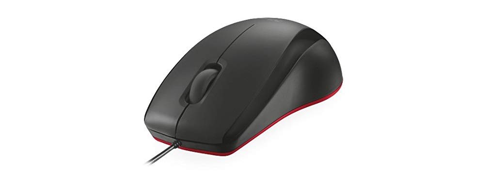 Trust Schwarz Wms-120 Maus Usb Optisch 800 Dpi Ambidextrös - Mäuse (Ambidextrös, Optisch, Usb, 800 Dpi, )