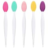 【Le paquet contient】 Vous recevrez 5 applicateurs de masque pour les lèvres de différentes couleurs. La quantité est suffisante pour une utilisation quotidienne.Cette brosse exfoliante pour les lèvres est géniale pour l'exfoliation des lèvres, aide à éliminer certaines peaux sèches et rend les lèvres plus lisses et plus pleines.