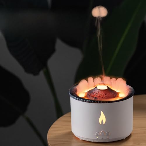 Image of DesiDiya Diffuser for Room Moisture, Aroma Diffuser for Home, Cool Mist Small Quiet Air Humidifier, Ultrasonic Essential Oil Diffuser Electric for Car, Office, Babies, Home, Plant (Volcano)