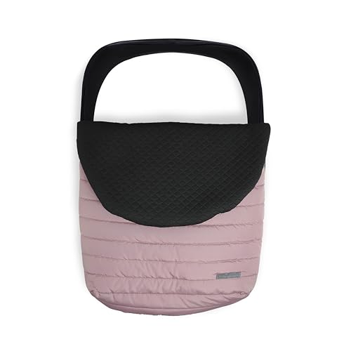 Image of Little Unicorn Winter Car Seat Cover | Premium Insulated Fabric | Universal Fit & Easy to Install | Travel Bag Included (Mauve)