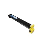 tóner compatible para konica minolta tn210y amarillo