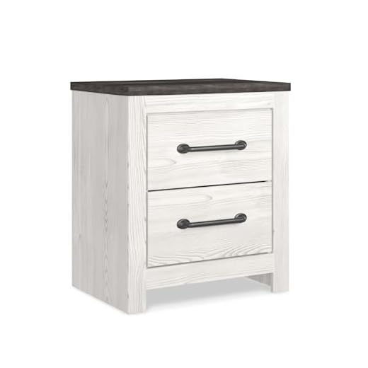 Stylish Two-Drawer Nightstand for Bedrooms